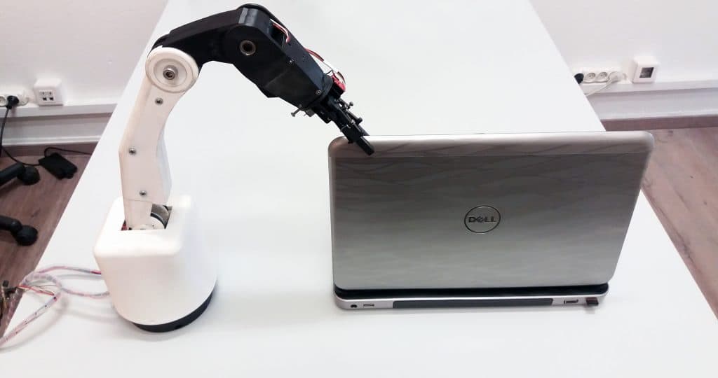 Humerus robotic arm performing a task