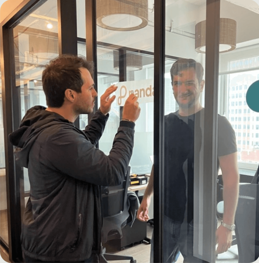 Setting up the office at NYC